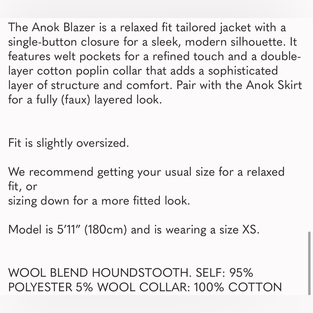 NWOT Torn by Ronny Kobo ANOK BLAZER forest combo Medium oversized,plaid,neutrals - Picture 2 of 8